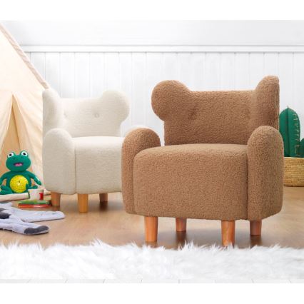 Dečija fotelja TOBI bela