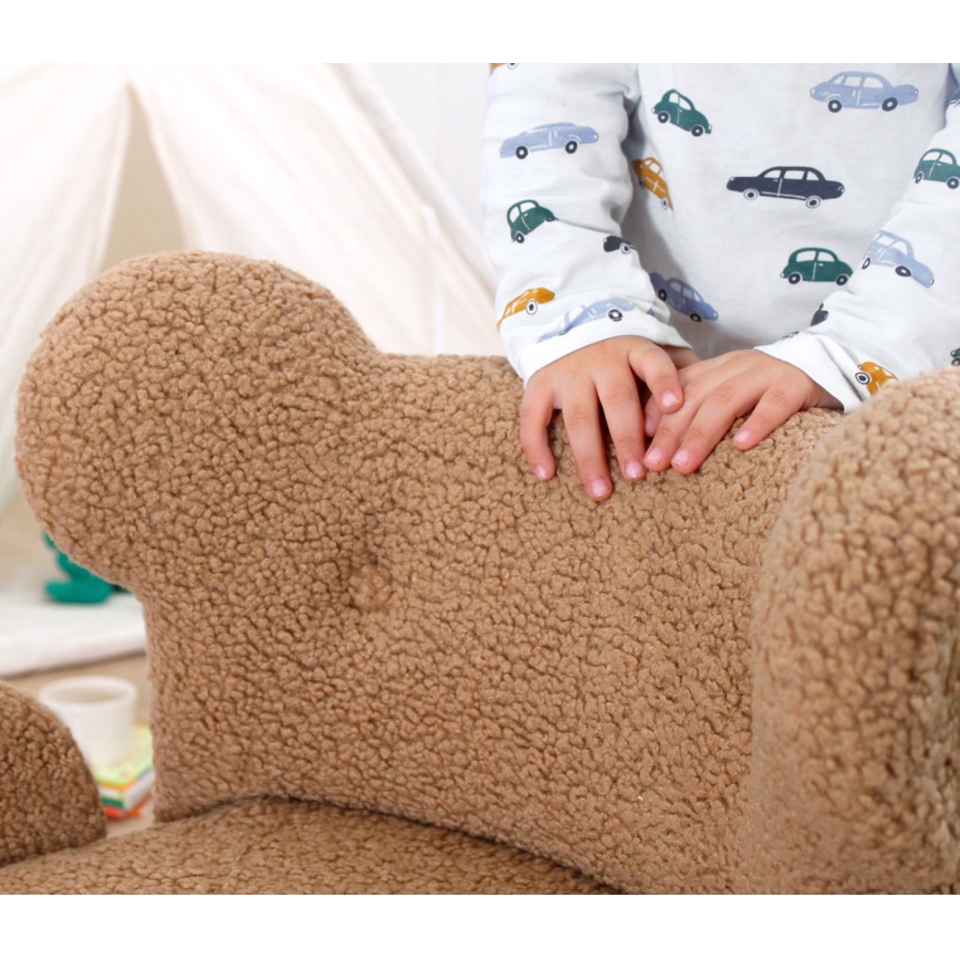 Dečija fotelja TOBI braon