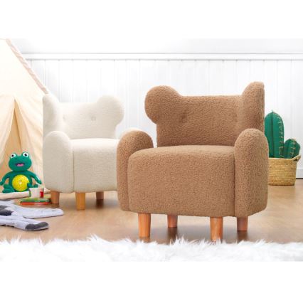 Dečija fotelja TOBI braon
