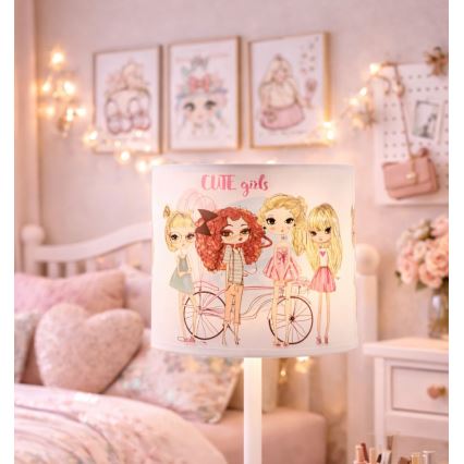 Dečija stona lampa GIRLS VIBES 1xE27/60W/230V, prečnik 18 cm, za devojčice