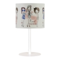Dečija stona lampa GIRLS VIBES 1xE27/60W/230V prečnik 18 cm za devojčice