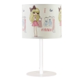 Dečija stona lampa GIRLS VIBES 1xE27/60W/230V Ø 18 cm Volim modu