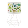 Dečija stona lampa KIDS ROOM 1xE27/60W/230V prečnik 18 cm dinosaurus