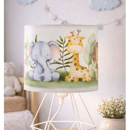 Dečija stona lampa KIDS ROOM 1xE27/60W/230V, prečnik 18 cm, motiv džungle