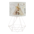 Dečija stona lampa KIDS ROOM 1xE27/60W/230V, prečnik 18 cm, sa motivom životinjica