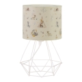 Dečija stona lampa KIDS ROOM 1xE27/60W/230V prečnik 18 cm sa životinjicama