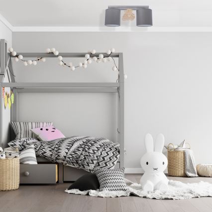 Dečije plafonsko svetlo BEAR 2xE27/60W/230V