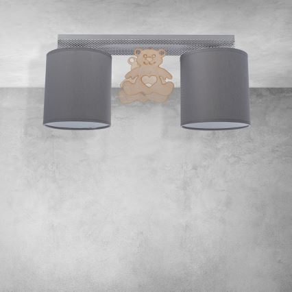 Dečije plafonsko svetlo BEAR 2xE27/60W/230V