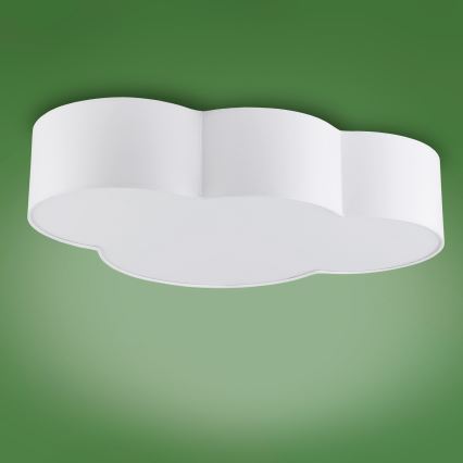 Dečije plafonsko svetlo CLOUD 4xE27/15W/230V belo