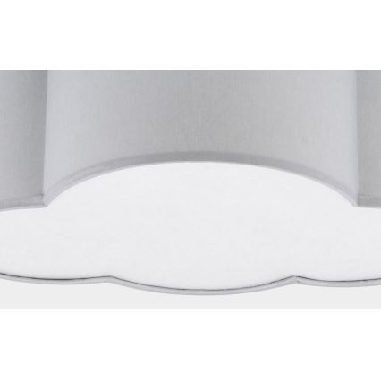 Dečije plafonsko svetlo CLOUD MINI 2xE27/15W/230V sivo