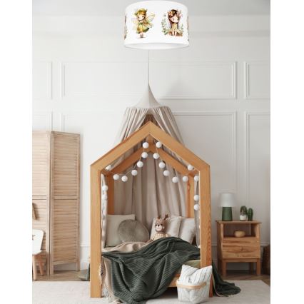 Dečije plafonsko svetlo FAIRIES 1xE27/60W/230V