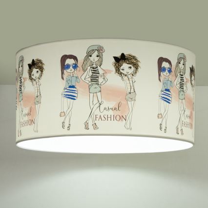 Dečije plafonsko svetlo GIRLS VIBES 1xE27/60W/230V fi 40 cm za devojčice