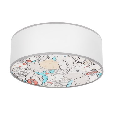 Dečije plafonsko svetlo KIDDY 2xE27/40W/230V belo/bež