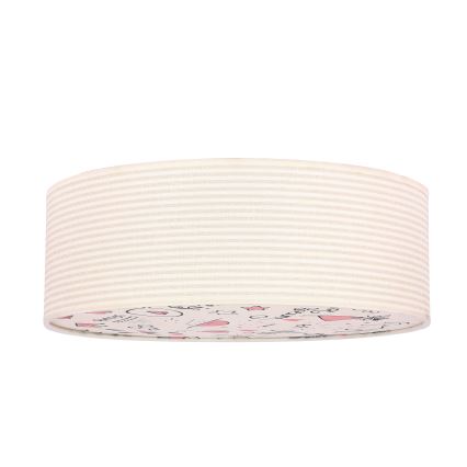 Dečije plafonsko svetlo KIDDY 2xE27/40W/230V bež/roze