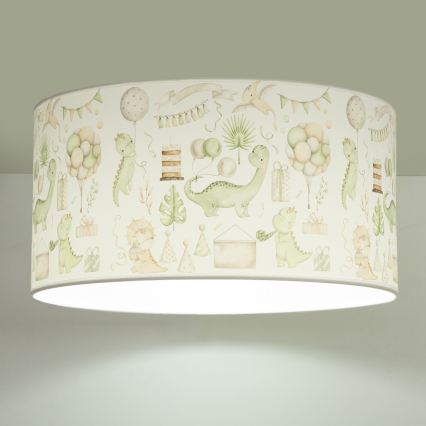 Dečije plafonsko svetlo KIDS ROOM 1xE27/60W/230V prečnik 40 cm dinosaurus