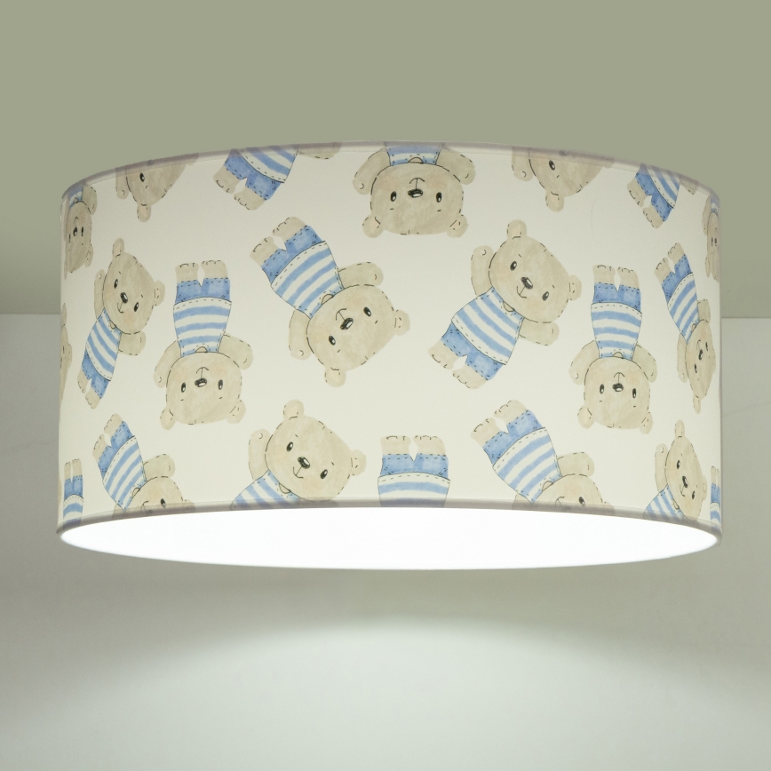 Dečije plafonsko svetlo KIDS ROOM 1xE27/60W/230V prečnik 40 cm medvedić