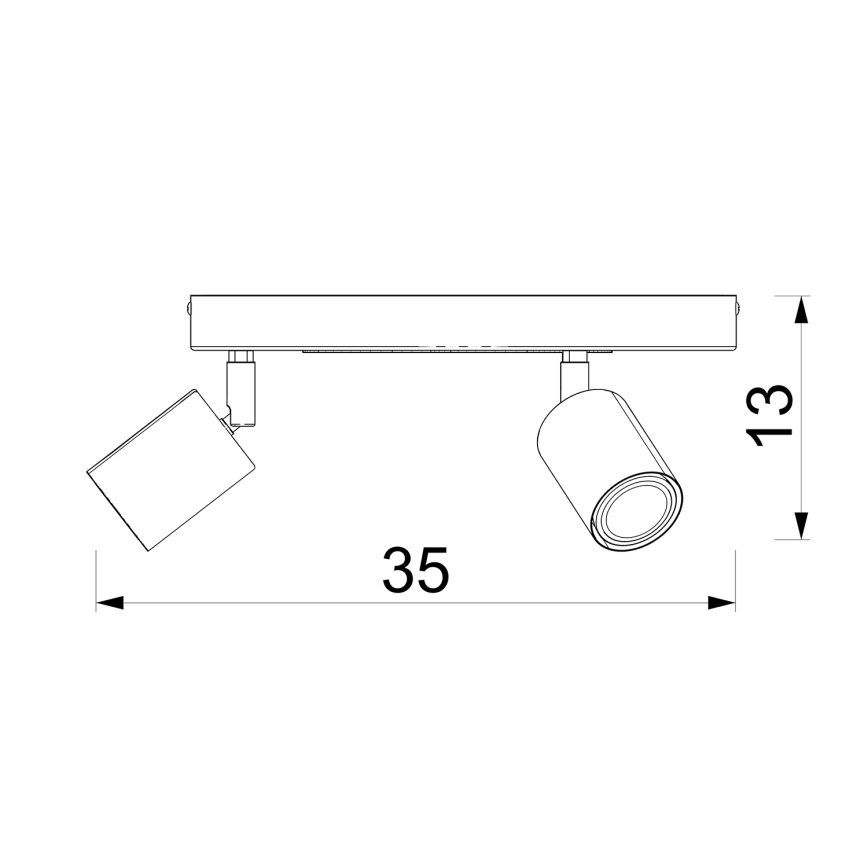 Dečije spot svetlo FUN 3xGU10/8W/230V, belo, u obliku lopte