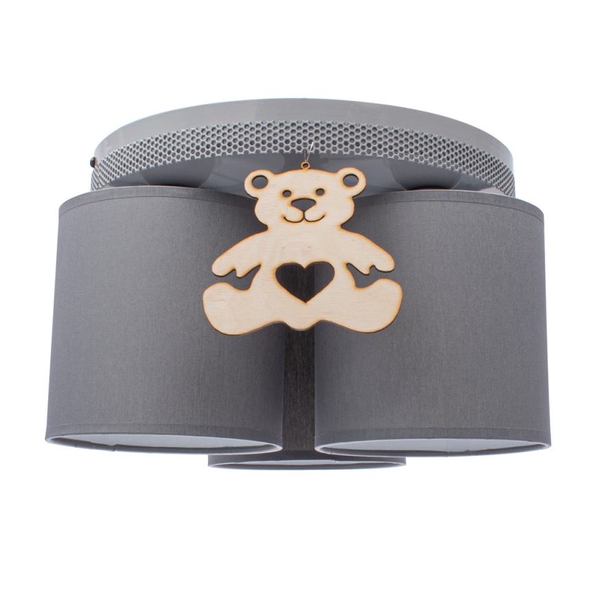 Dečije stropno svetlo BEAR 3xE27/60W/230V