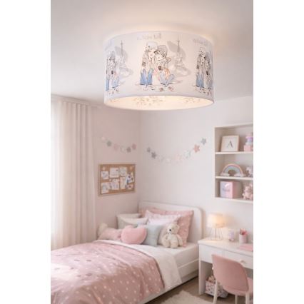 Dečije stropno svetlo GIRLS VIBES 1xE27/60W/230V prečnik 40 cm Paris