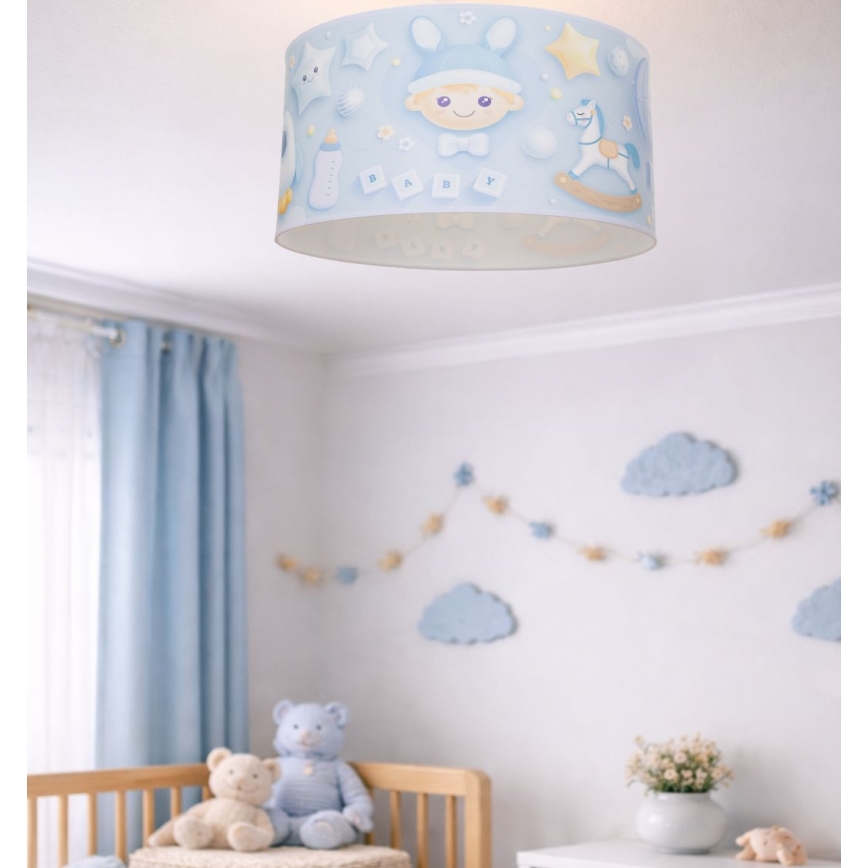 Dečije stropno svetlo KIDS ROOM 1xE27/60W/230V prečnik 40 cm kosmonaut