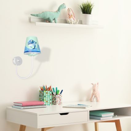 Dečije zidno svetlo DOLPHIN 1xE14/40W/230V