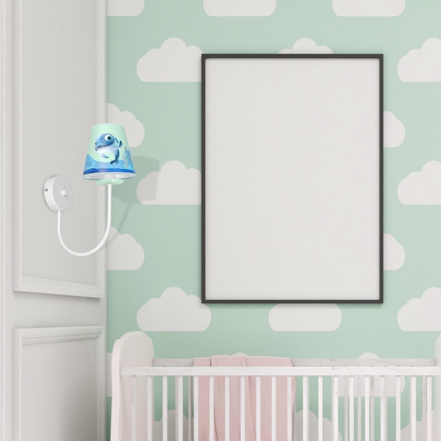 Dečije zidno svetlo DOLPHIN 1xE14/40W/230V