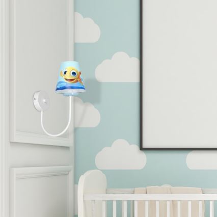 Dečije zidno svetlo FISH 1xE14/40W/230V