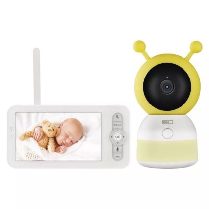 Dečiji bebi-fon sa monitorom GoSmart 5V Wi‑Fi Tuya