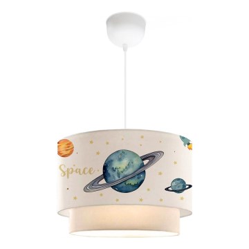 Dečiji luster CANDY 1xE27/40W/230V bela/šarena