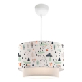 Dečiji luster CANDY 1xE27/40W/230V beli/šareni