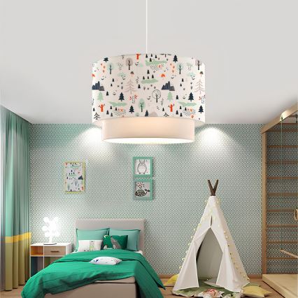Dečiji luster CANDY 1xE27/40W/230V beli/šareni