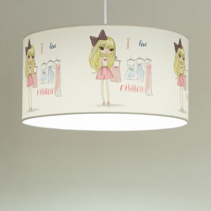 Dečiji luster GIRLS VIBES 1xE27/60W/230V prečnik 40 cm Obožavam modu