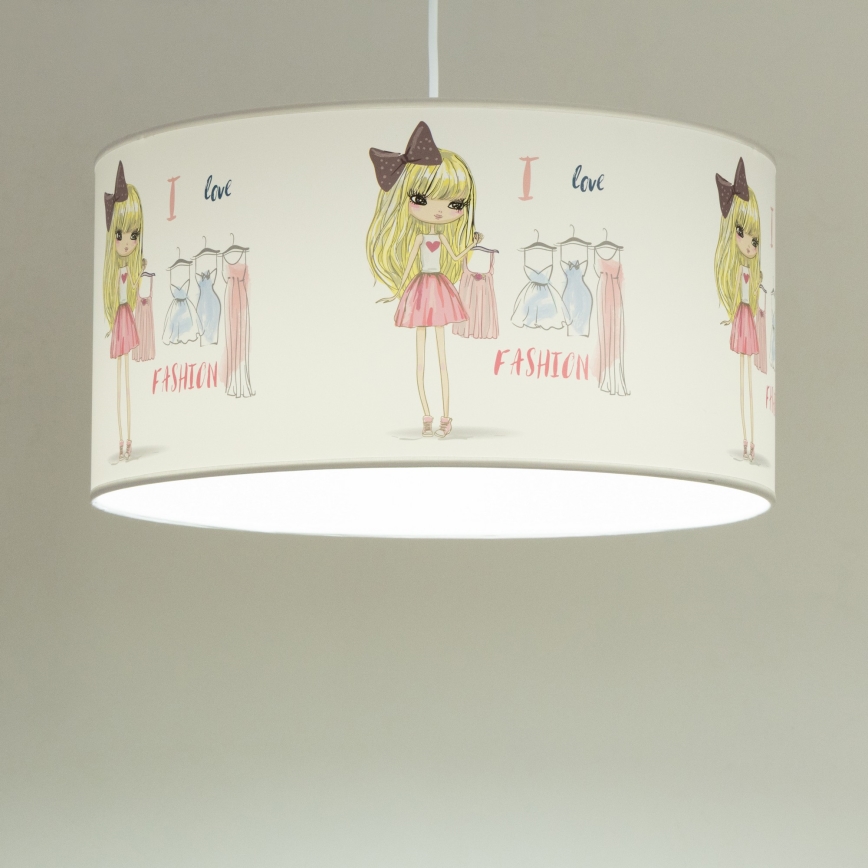 Dečiji luster GIRLS VIBES 1xE27/60W/230V prečnik 40 cm Obožavam modu