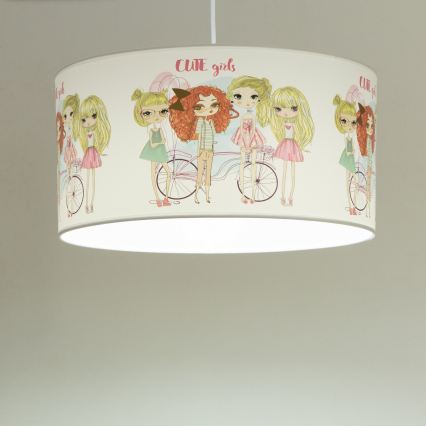 Dečiji luster GIRLS VIBES 1xE27/60W/230V prečnik 40 cm za devojčice