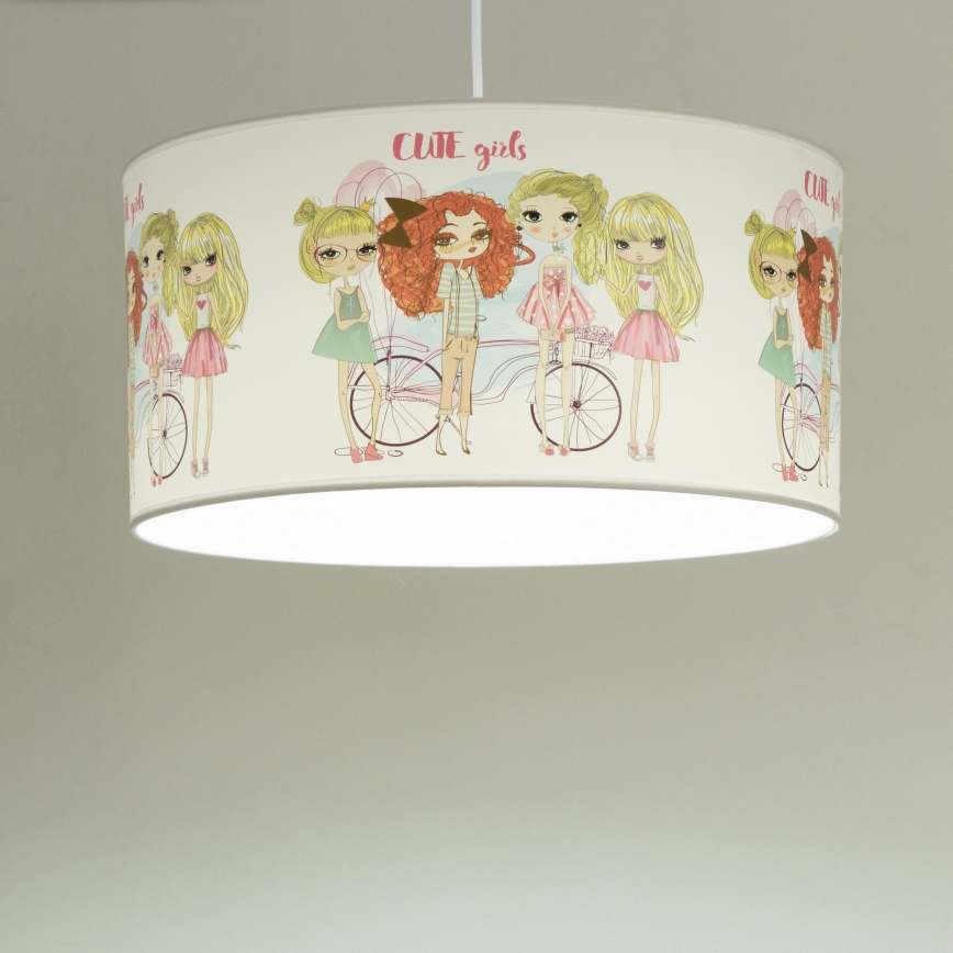 Dečiji luster GIRLS VIBES 1xE27/60W/230V prečnik 40 cm za devojčice