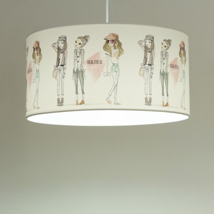 Dečiji luster GIRLS VIBES 1xE27/60W/230V, prečnik 40 cm, za devojčice