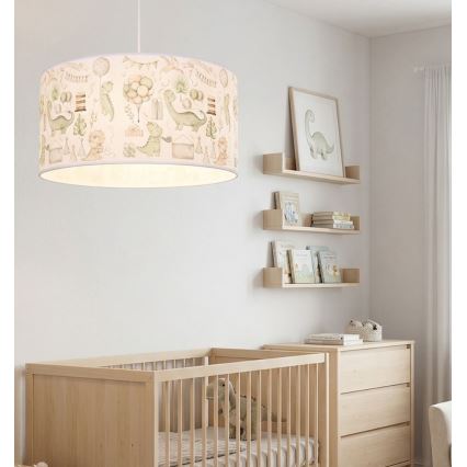 Dečiji luster KIDS ROOM 1xE27/60W/230V prečnik 40 cm dinosaurus