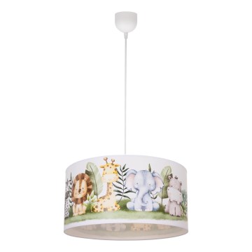Dečiji luster KIDS ROOM 1xE27/60W/230V Ø 40 cm džungla