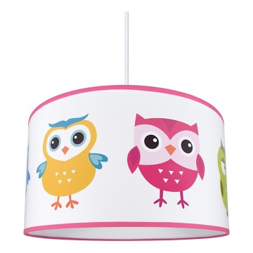 Dečiji luster na kablu OWLS 1xE27/60W/230V