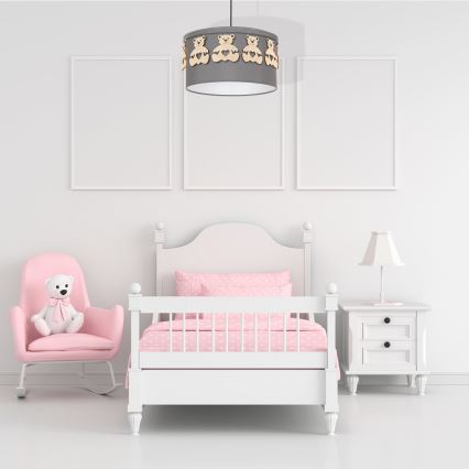 Dečiji luster na sajli BEAR 1xE27/60W/230V