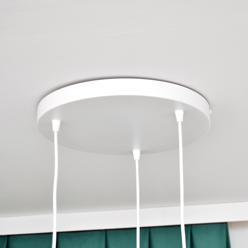 Dečiji luster na sajli STARS 3xE27/15W/230V plava/ružičasta/žuta