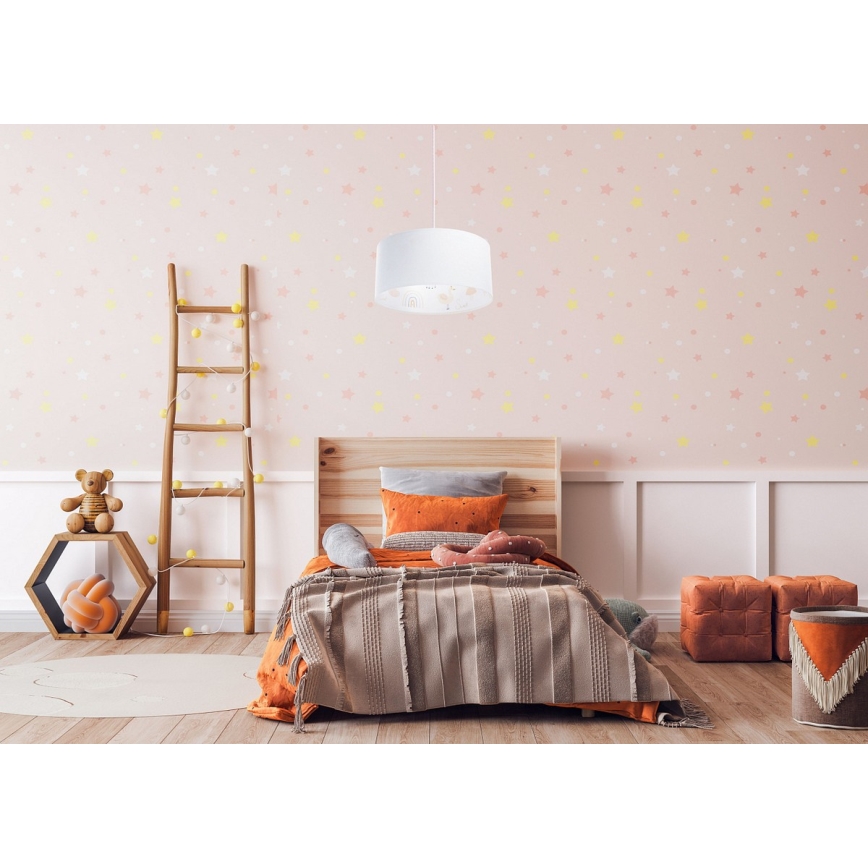 Dečiji luster na sajli SWEET DREAMS 1xE27/60W/230V, prečnik 30 cm