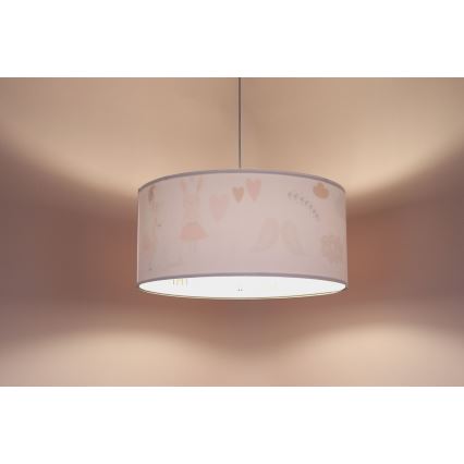Dečiji luster na sajli SWEET DREAMS 1xE27/60W/230V, prečnik 30 cm