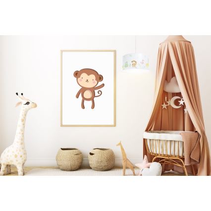 Dečiji luster na sajli SWEET DREAMS 1xE27/60W/230V prečnik 30 cm