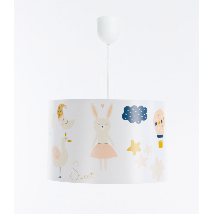 Dečiji luster na sajli SWEET DREAMS 1xE27/60W/230V prečnika 30 cm