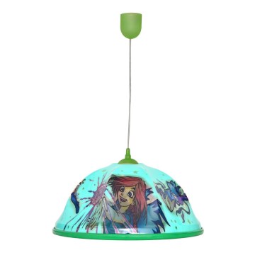 Dečiji luster na sajli WITCH 1xE27/15W/230V