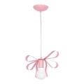 Dečiji luster NELA 1xE27/60W/230V, svetlo roze