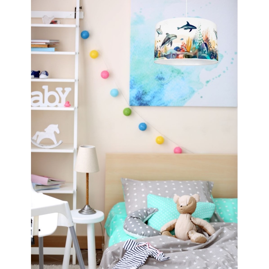 Dečiji luster OCEAN 1xE27/60W/230V