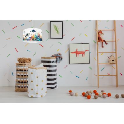 Dečiji luster OCEAN 1xE27/60W/230V