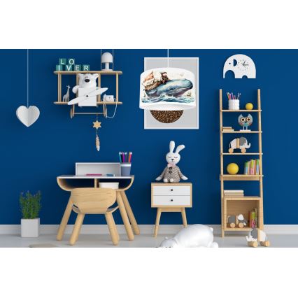 Dečiji luster OCEAN 1xE27/60W/230V